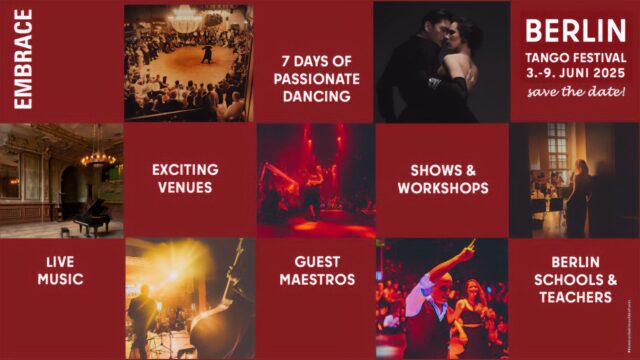 Embrace Berlin Tango Festival 2025 Title