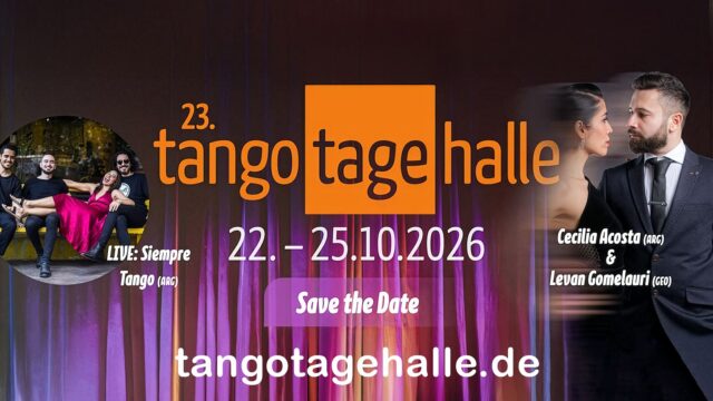 Join Tango Tage Halle 2026 from October 22nd to 25th in Halle (Saale), Germany