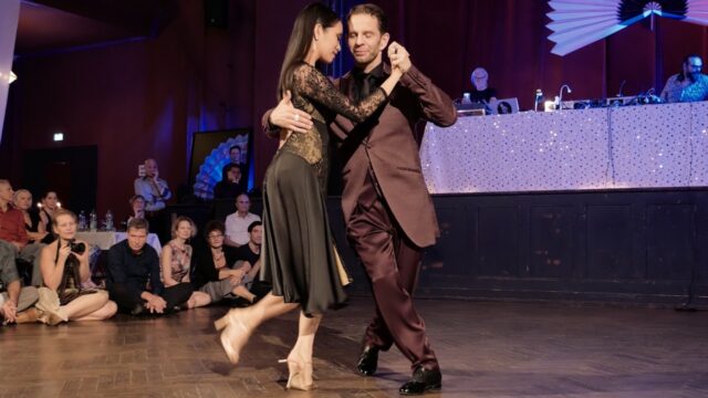 Michelle Marsidi and Joachim Dietiker dance Baldosa floja at Tango Tage Halle 2016