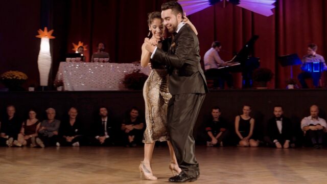 Clarisa Aragon and Jonathan Saavedra dance Reliquias porteñas at Tango Tage Halle 2018