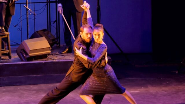 Tania Heer and René-Marie Meignan dance Chiqué at Tango Cazino 2019