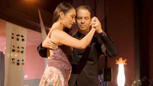Michelle Marsidi and Joachim Dietiker dance Tu bondad at Tango Tage Halle 2019