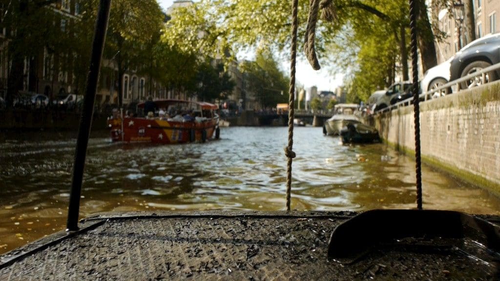 Canal in Amsterdam during the 030tango Road Trip
