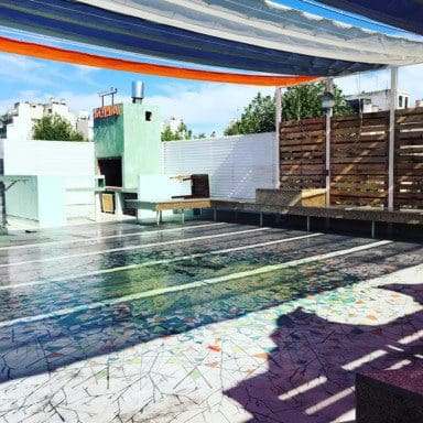 Rooftop terrace of DNI tango