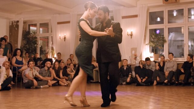 Salome Fromonteil and Duddie Mancini dance Qué importa at Pippo Tango 2022