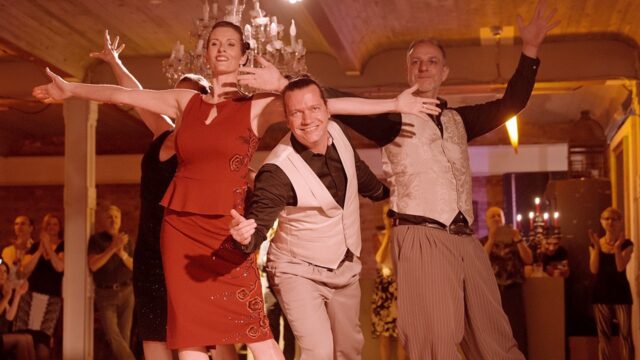 Angela Sallat, Susanne Opitz, Andreas Küttner and Rafael Busch dance “La Colegiala” at Embrace Berlin Tango Festival 2023
