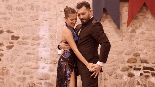 Ilgin Tetikcan and Ahmet Gezen dance En el lago azul at Izmir Tango Tale 2023