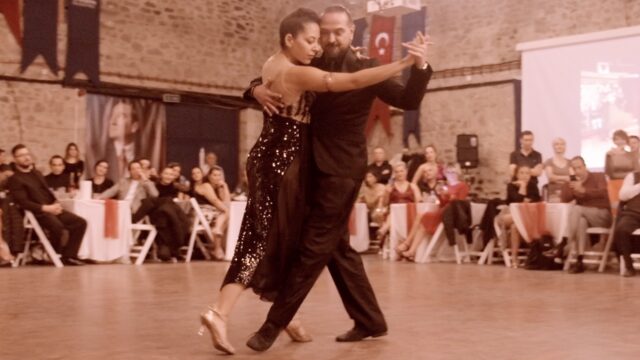 Dilara Zorlu and Ilkan Aydin dance El escondite de Hernando at Izmir Tango Tale 2023