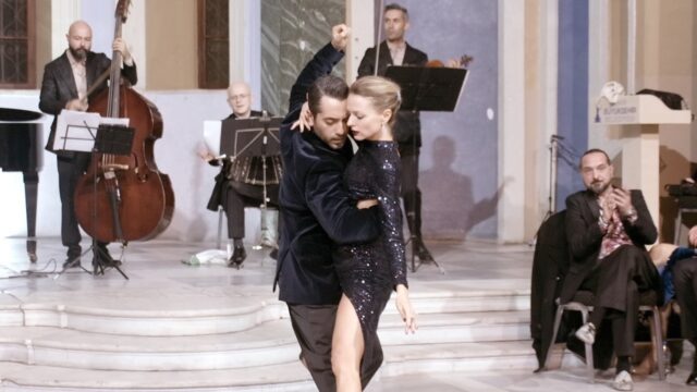 Anna Rubinchik and Selahattin Temurcin dance Buscandote at Izmir Tango Tale 2023