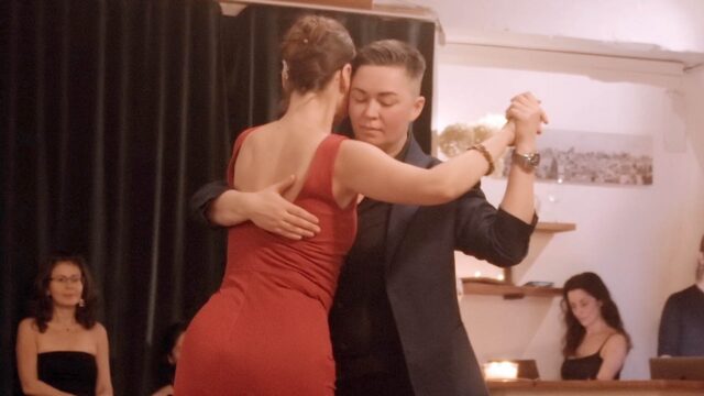 Veronica Toumanova and Asya Moiseeva dance Noches correntinas at Nou Tango Berlin
