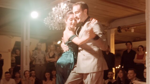Lorena Tarantino and Gianpiero Galdi dance Estampa de varón at Tangoloft Berlin 2024