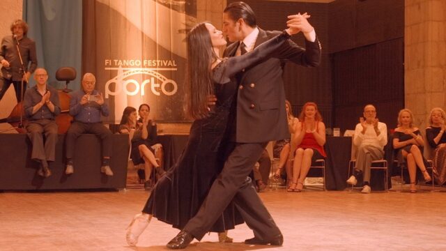 Aldana Silveyra and Diego Ortega dance Fuimos at FI Tango Porto 2024
