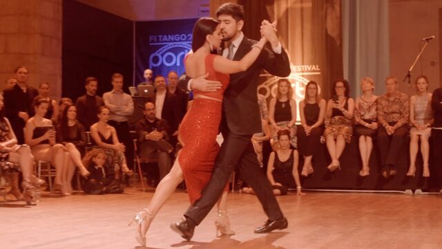 Magdalena Valdez and Sebastian Jimenez dance El ingeniero at FI Tango Porto 2024
