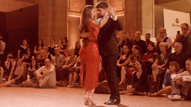 Magdalena Valdez and Sebastian Jimenez dance Tu melodía at FI Tango Porto 2024