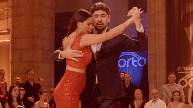 Magdalena Valdez and Sebastian Jimenez dance La yumba at FI Tango Porto 2024