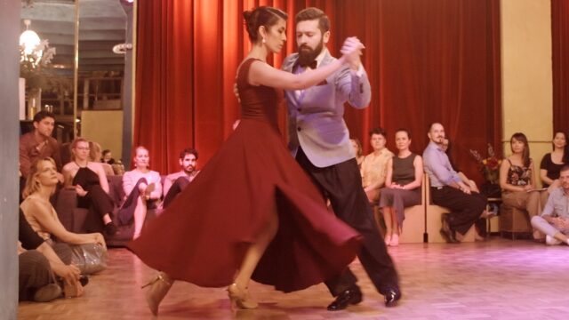 Cecilia Acosta and Levan Gomelauri dance Corazon si la vieras at Subte milonga in Berlin 2024