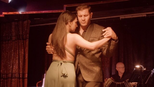 Aze Sila Arslantas and Volkan Sahinoglu dance Cafe Dominguez at Cruise Tango Fest 2024
