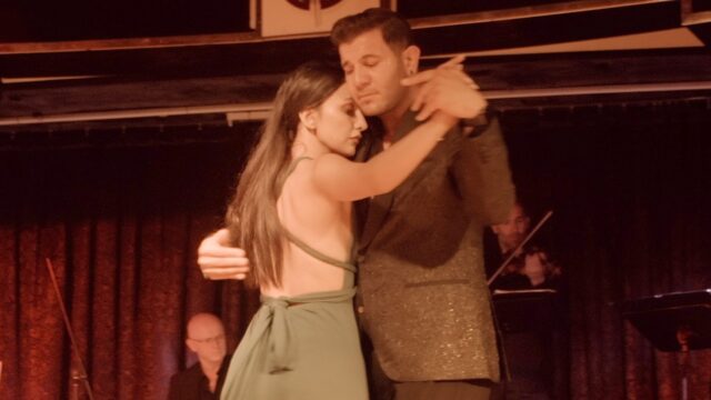 Aze Sila Arslantas and Volkan Sahinoglu dance La yumba at Cruise Tango Fest 2024