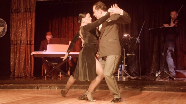 Geraldin Rojas and Ezequiel Paludi dance Tzigane Tango at Cruise Tango Fest 2024