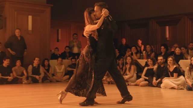 Carolina Giannini and Guille Barrionuevo dance Cara sucia at La Ventana Tango Festival 2024
