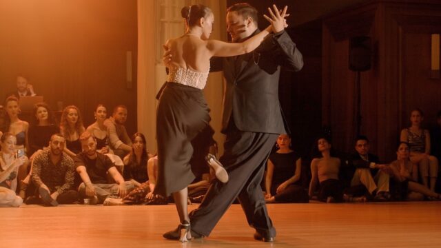 Simin Ogur and Facundo Berrios dance Puente Alsina at La Ventana Tango Festival 2024
