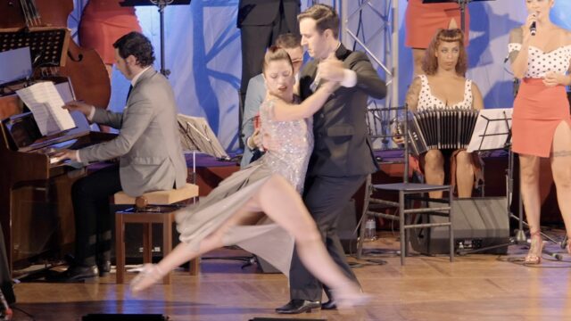 Vanesa Villalba and Facundo Pinero dance Los despojos by Romantica Milonguera at Lisbon Tango Festival 2024