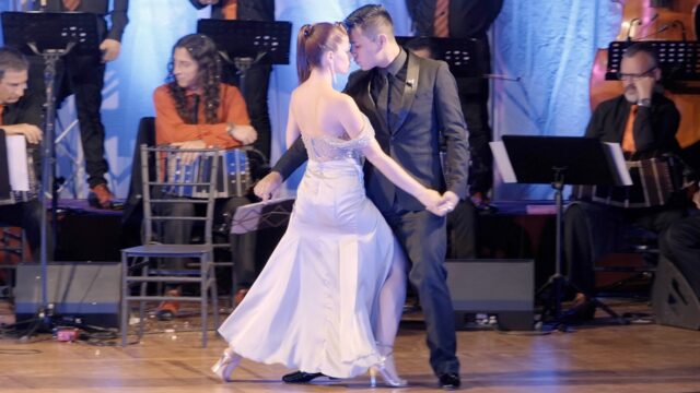 Victoria Olivella and Agustin Rojas dance Adiós, corazón by Romantica Milonguera at Lisbon Tango Festival 2024