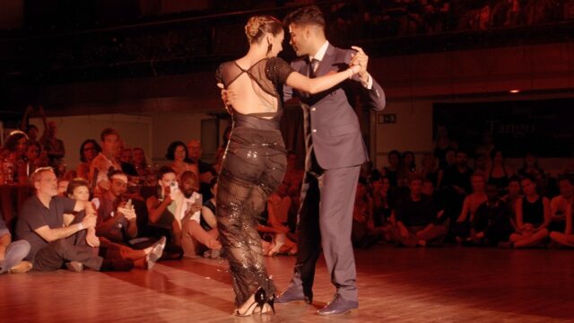 Paula Tejeda and Lucas Carrizo dance Yo también at Lisbon Tango Festival 2024