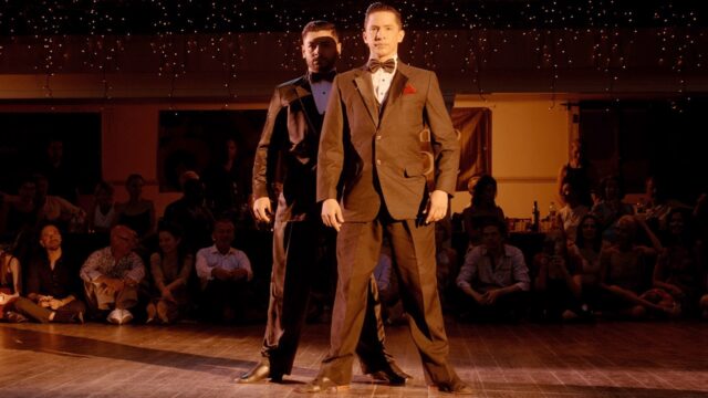 Cristian Cerezo and Valentin Arias dance El huracán at Lisbon Tango Festival 2024