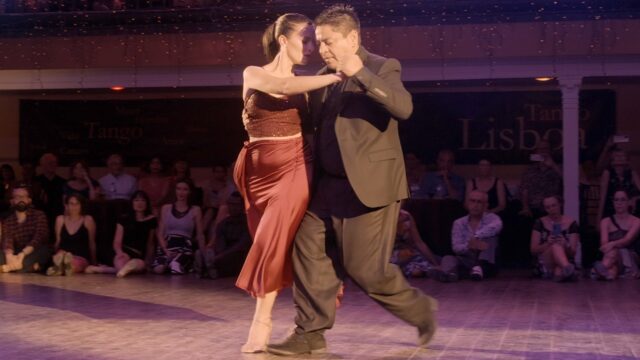 Agustina Piaggio and Carlitos Espinoza dance El abrojito at Lisbon Tango Festival 2024
