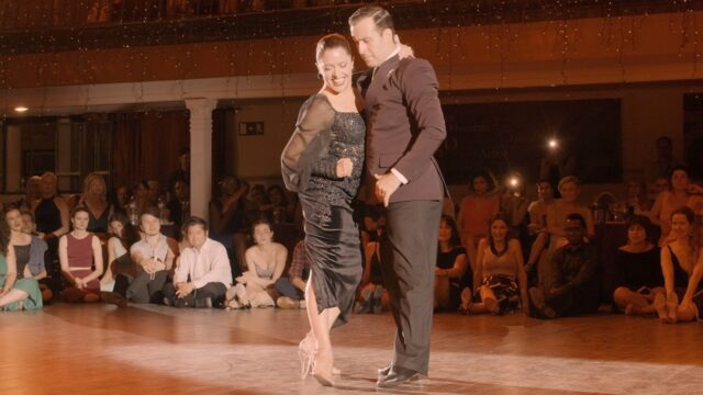 Vanesa Villalba and Facundo Pinero dance En tu corazón at Lisbon Tango Festival 2024