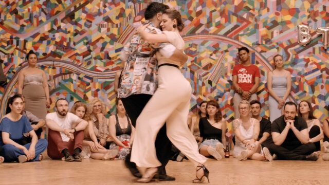 Natacha Lockwood and Andres Molina dance La mulateada at Bal Tout Terrain 2024
