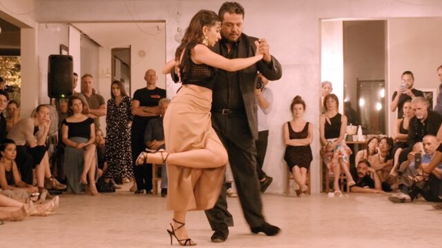 Sofia Saborido and Diego Luciano Chandia dance Para lucirse at Voluntad Tango 2024