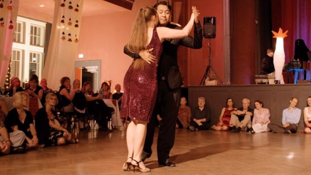 Sara Westin and Juan Pablo Canavire dance Toda mi vida at Tango Tage Halle 2024