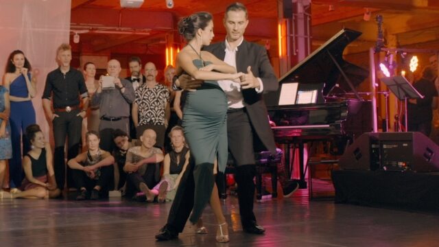 Juliana Aparicio and Santiago Hernandez dance Estación Central at Colours of Tango Festival 2024 in Berlin, Germany