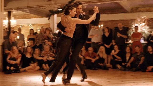 Natalia Cristofaro and Ismael Ludman dance Tango Negro at Tangoloft Berlin