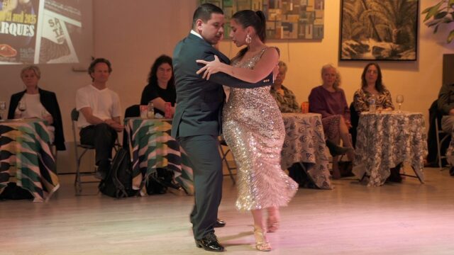Fatima Caracoch and Brenno Marques dance El ingeniero at Les Intanguptibles #12