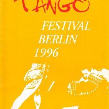 Tango Festival Berlin 1996 Poster