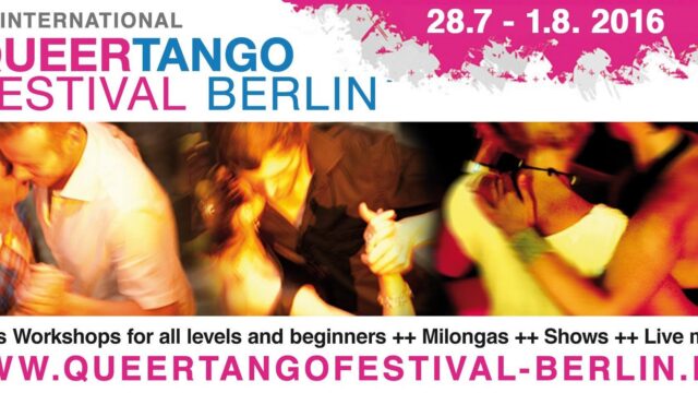 6. International Queertango Festival Berlin 2016 Cover