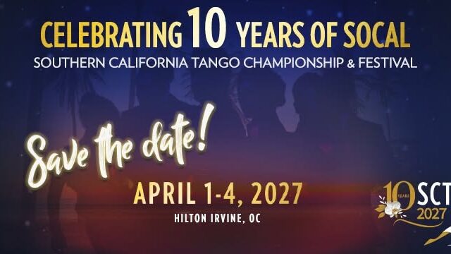 Southern California Tango Championship + Festival 2027 Cover